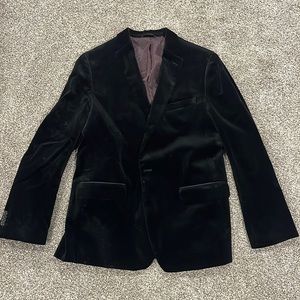 Banana Republic Black Velvet Blazer 42R